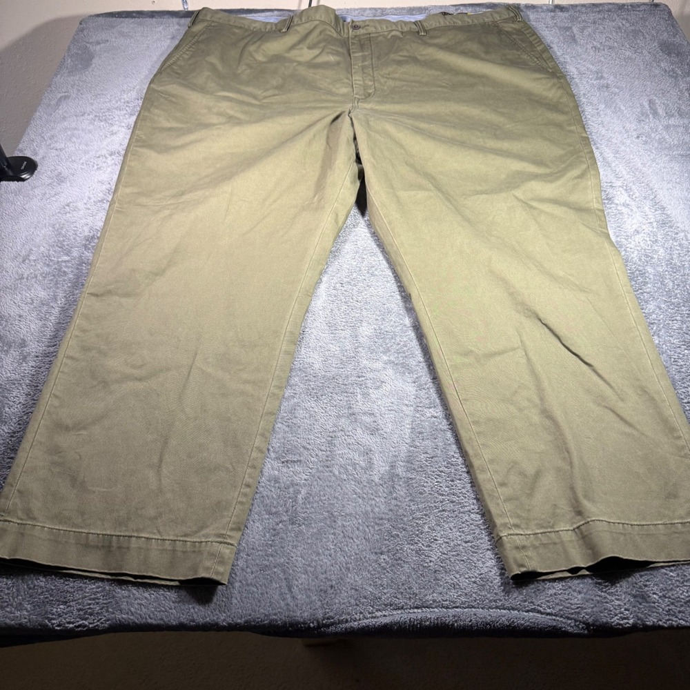 Polo Ralph‎ Lauren Mens 52B x 30 Stretch Classic Fit Chino Pants Olive Green